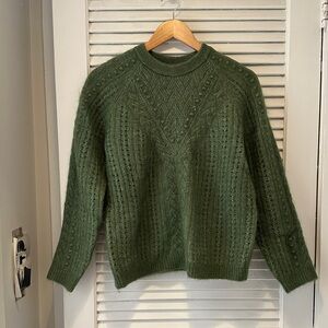 NWOT Sézane Jake jumper sweater in Garden Green, M
